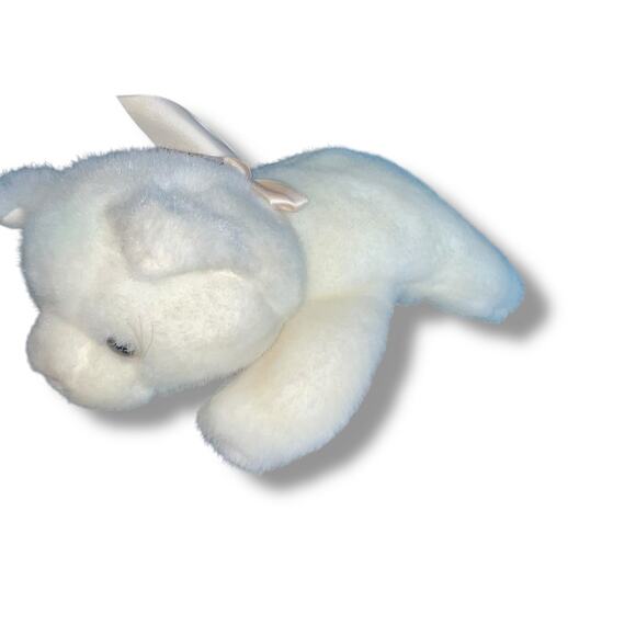 Bearington Plush Kitty Cat Sissy Jr Stuffed Animal Ribbon Nursery Shower Gift 9" - Picture 10 of 13